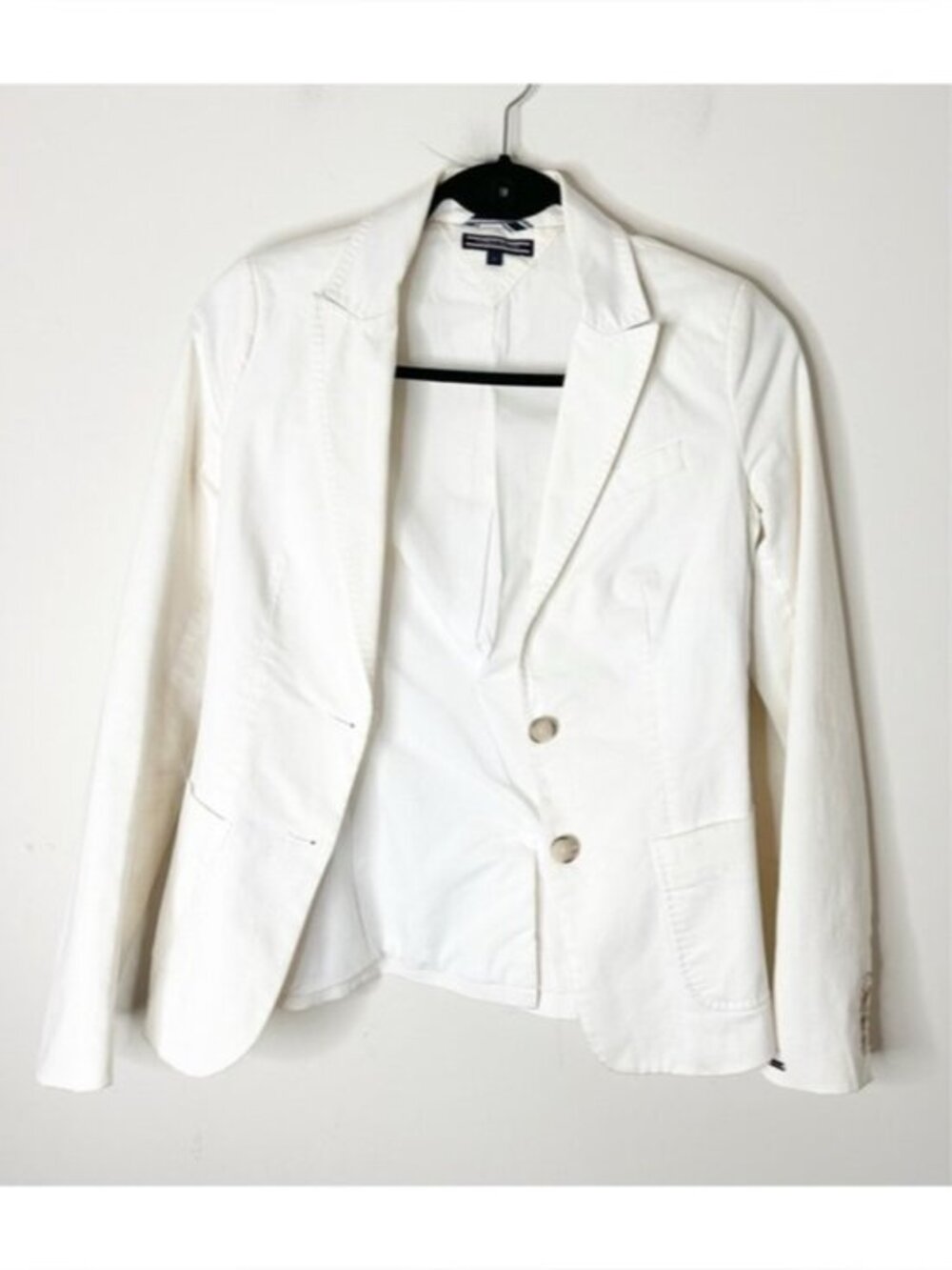 Y2k Tommy Hilfiger Women's Blazer Jacket Equestrian Preppy Dark Academia